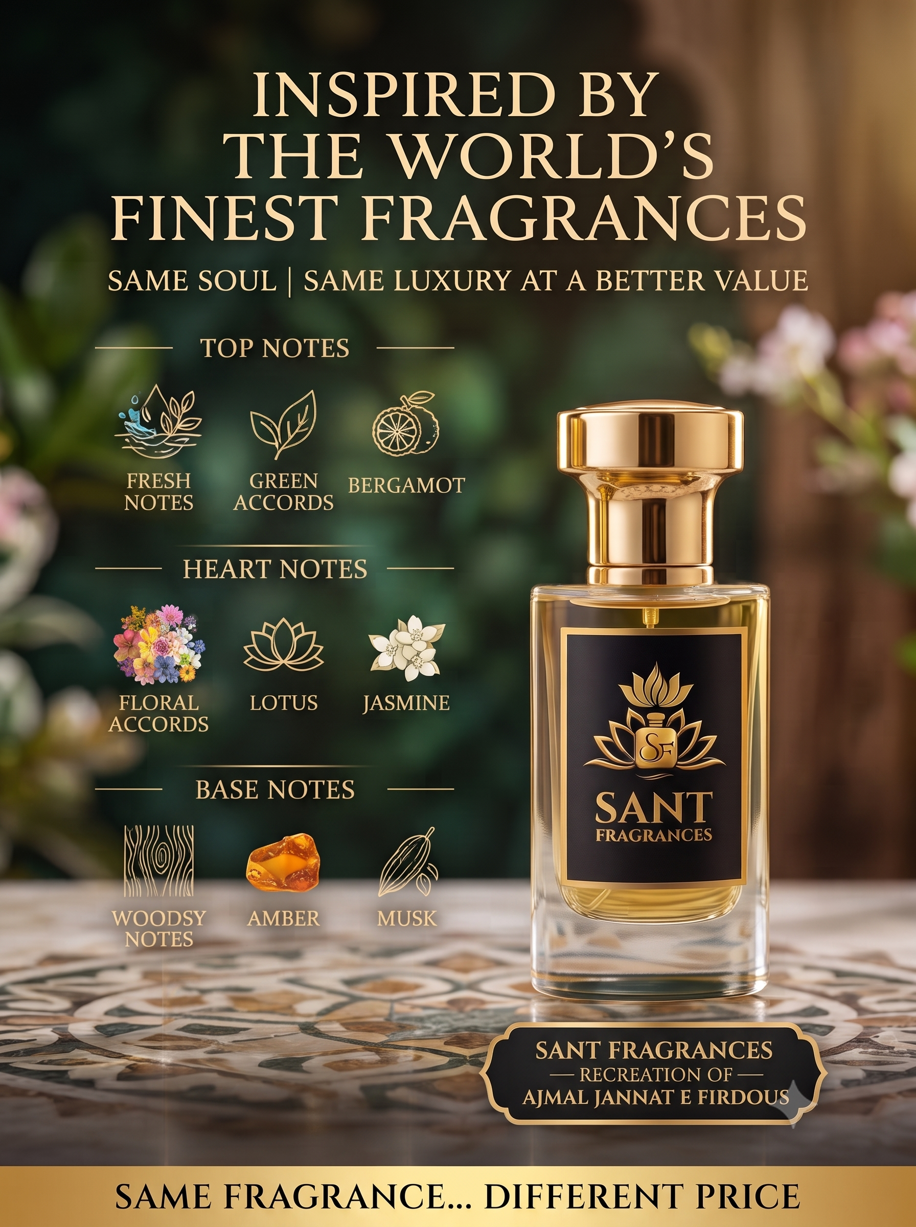 AJMAL — JANNAT E FIRDOUS INSPIRED 60ml. - Image 2