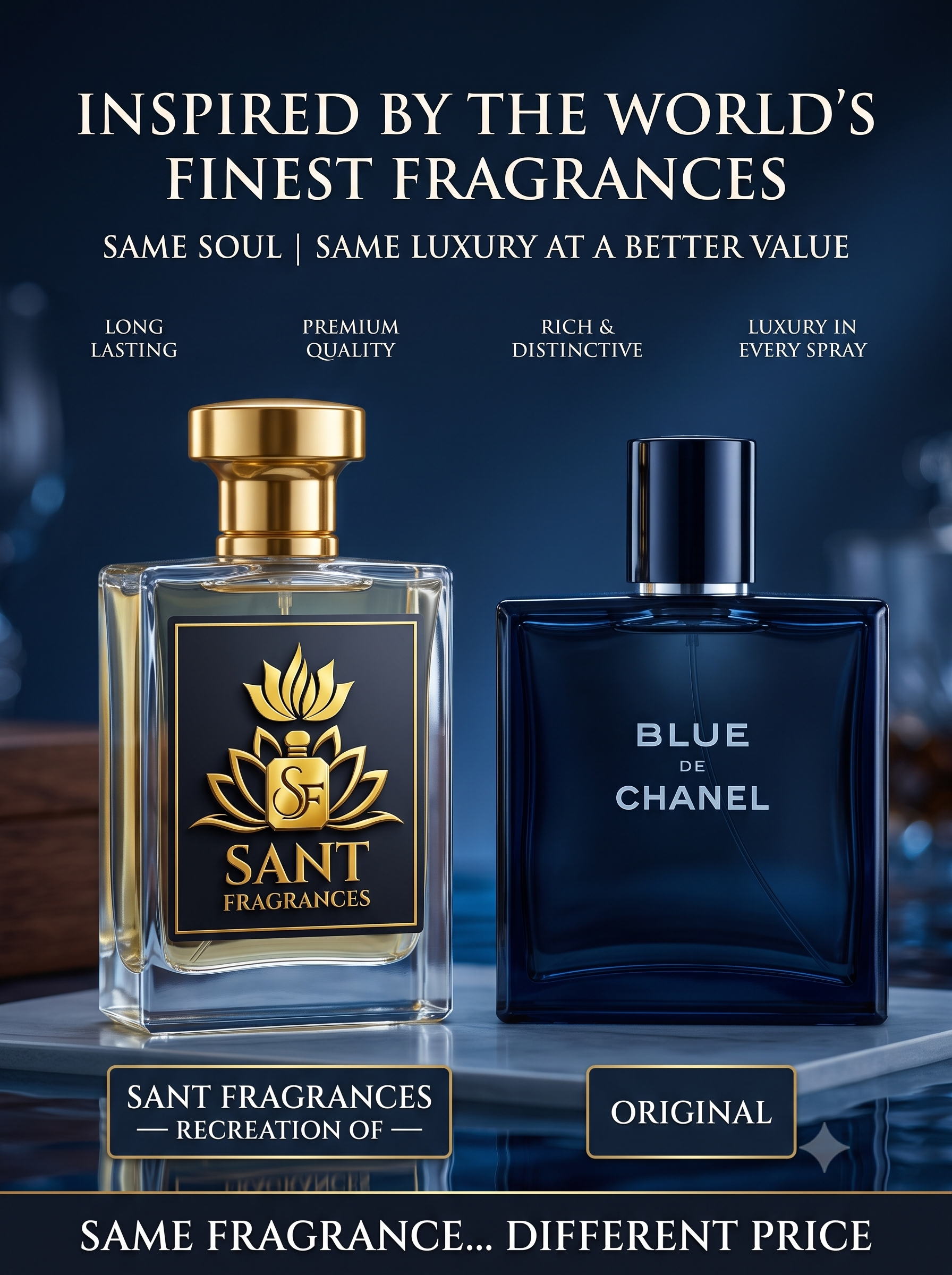BLUE DE CHANEL INSPIRED 60 ml.