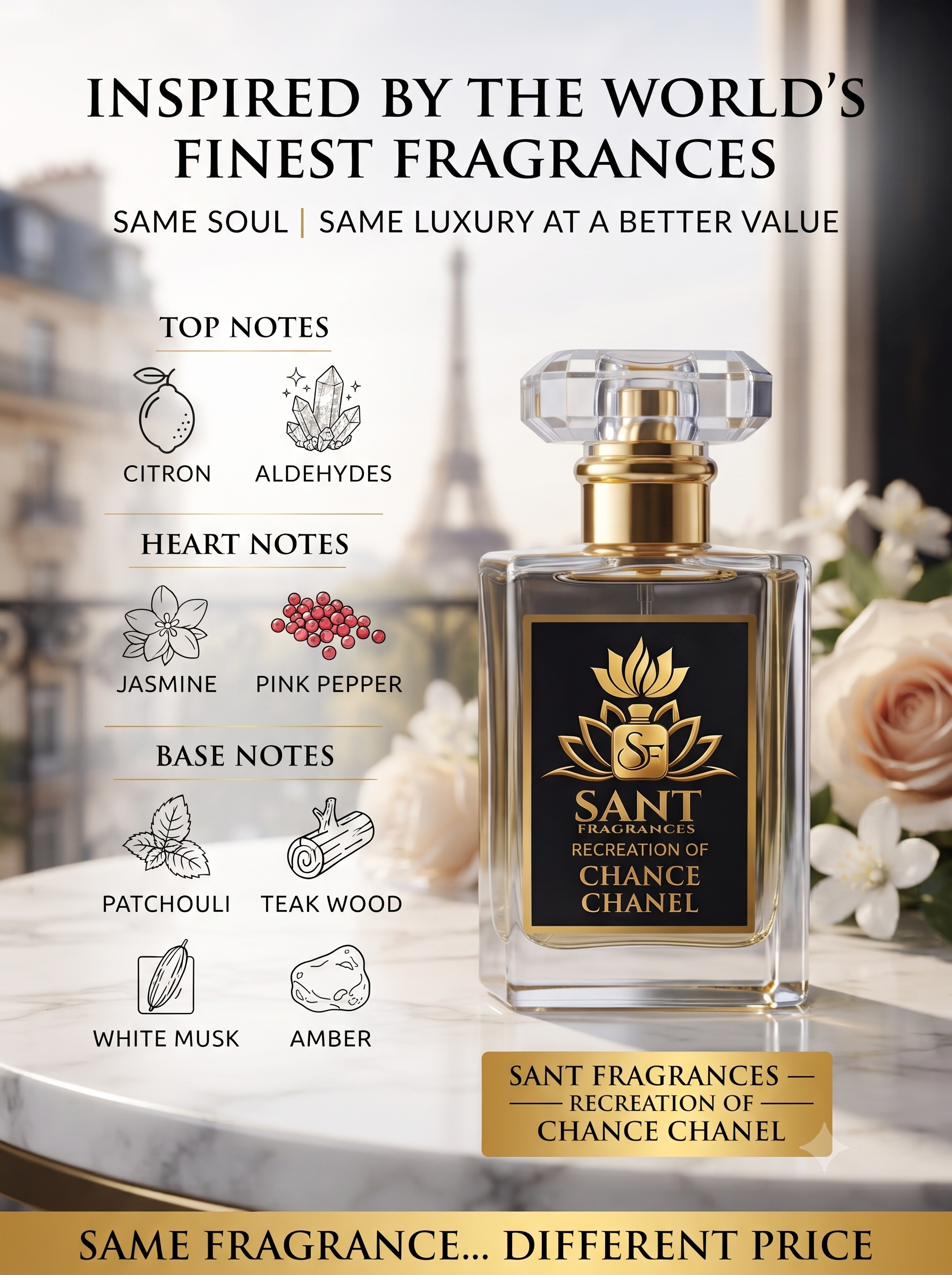 CHANEL--CHANCE FRESH INSPIRED 60ml. - Image 2