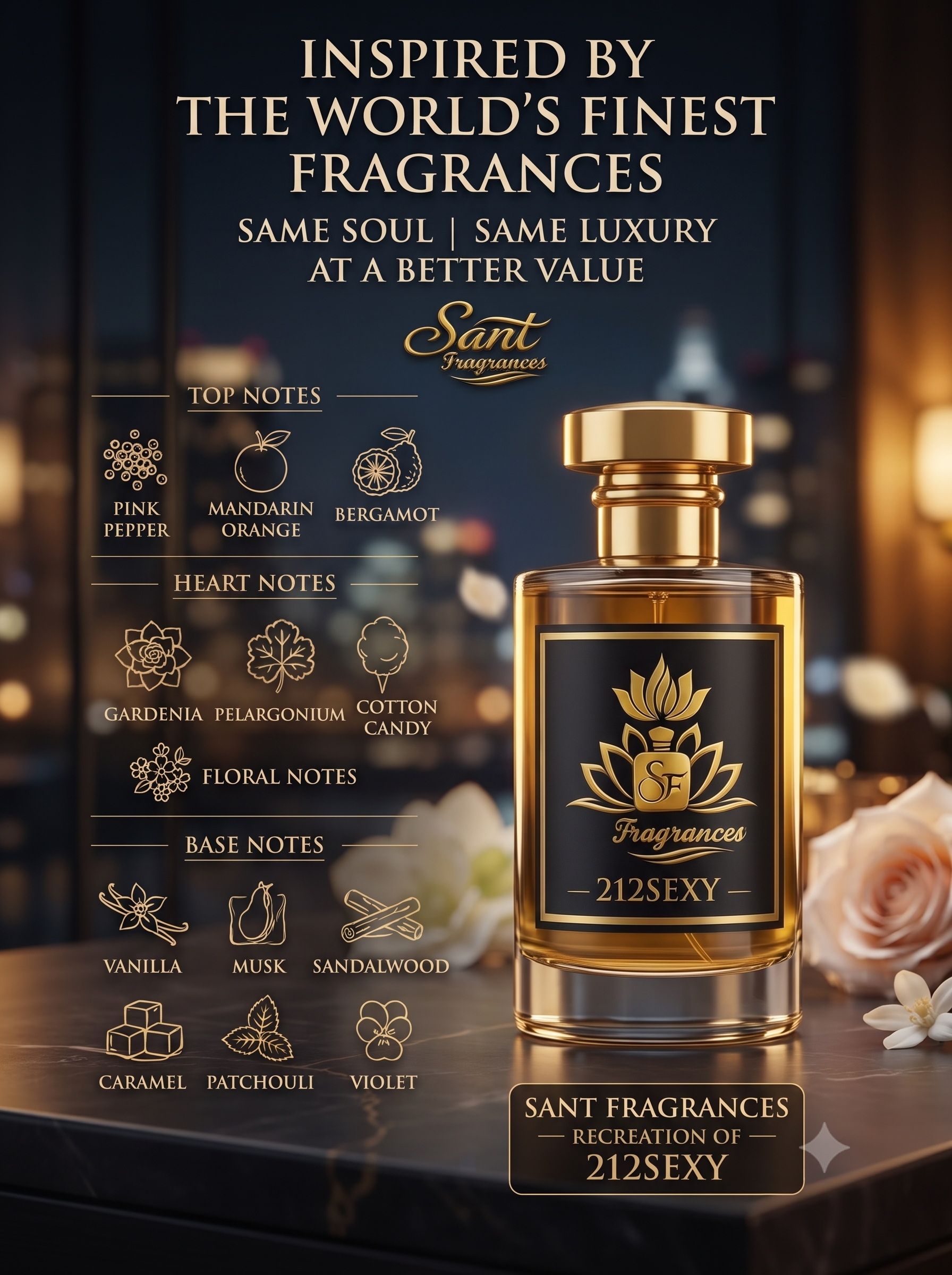 CORROLINA HARERRA--212 SEXY INSPIRED 60ml. - Image 2