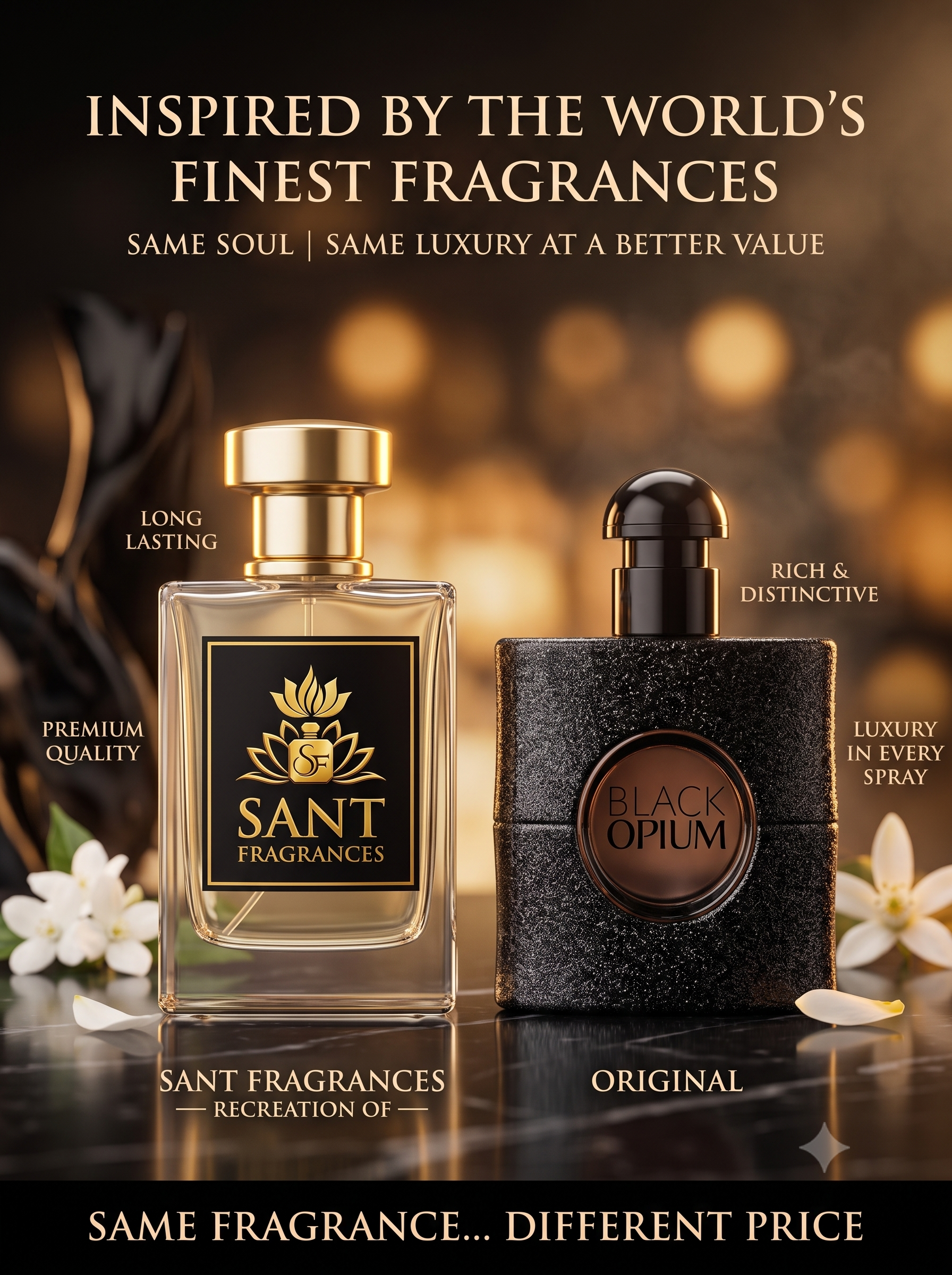 YSL — BLACK OPIUM INSPIRED 60ML.