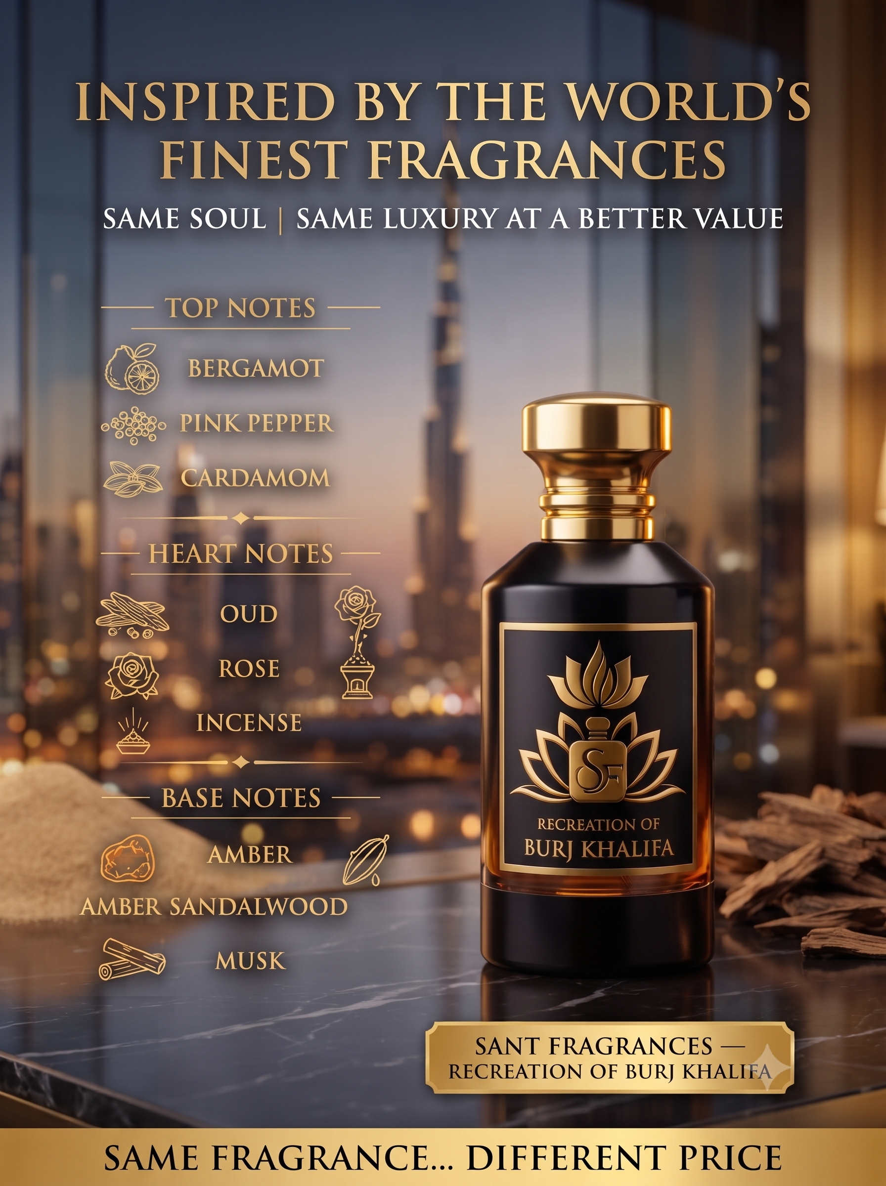 DUBAI SKYSCRAPPER β BURJ KHALIFA INSPIRED 60ML. - Image 2