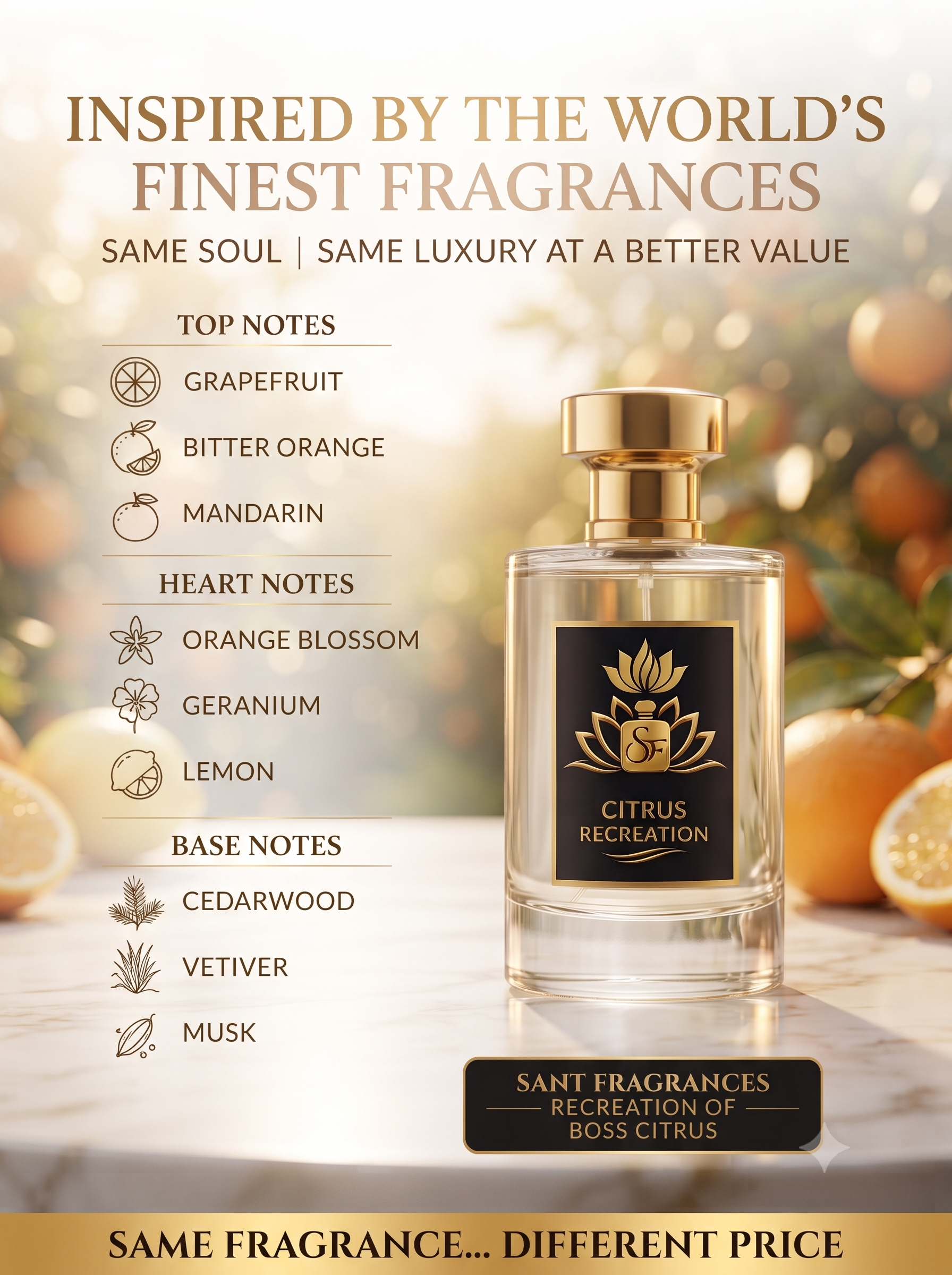 HUGO BOSS β CITRUS INSPIRED 60ML. - Image 2
