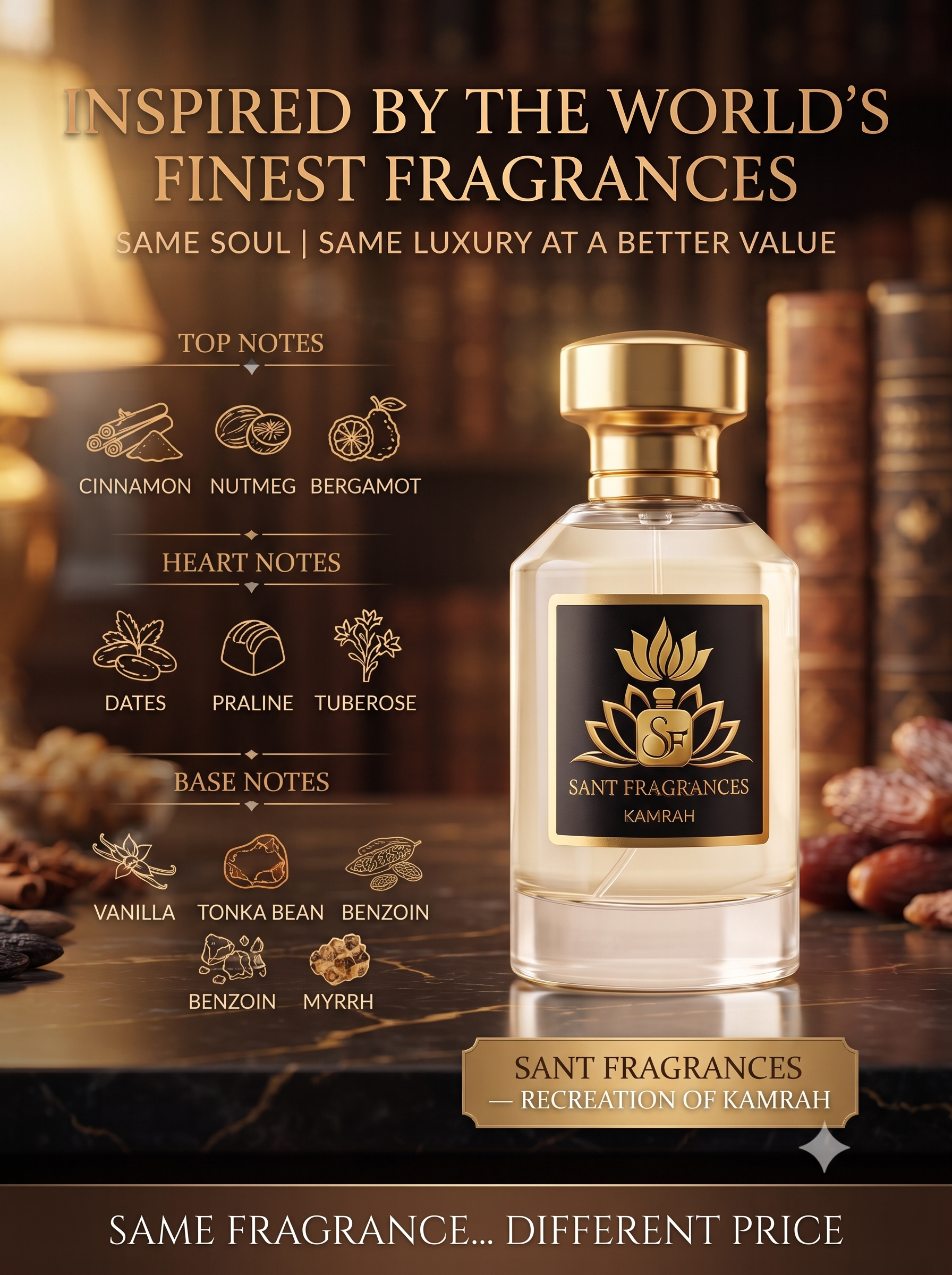 LATTAFA — KHAMRAH INSPIRED 60ML. - Image 2