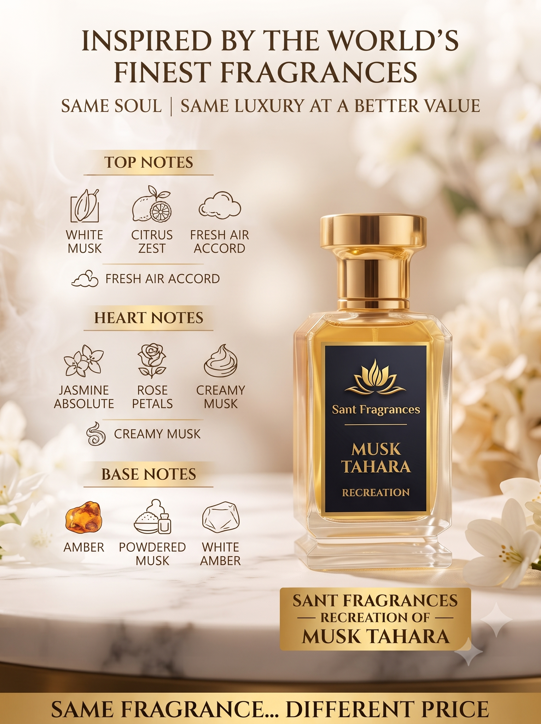 SANT'S β MUSK TAHARA INSPIRED 60ML. - Image 2