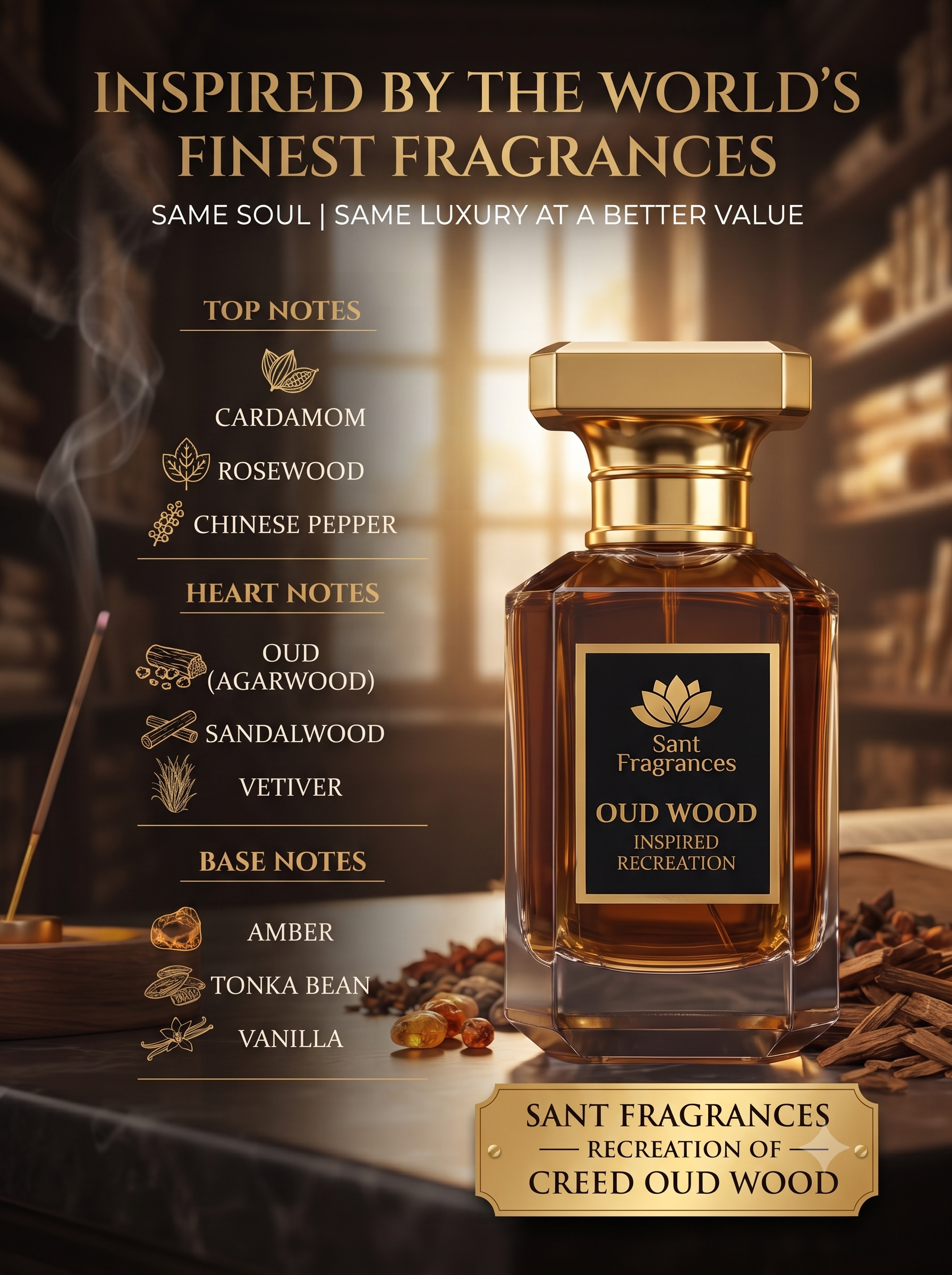 TOMFORD β OUD WOOD INSPIRED 60ML. - Image 2