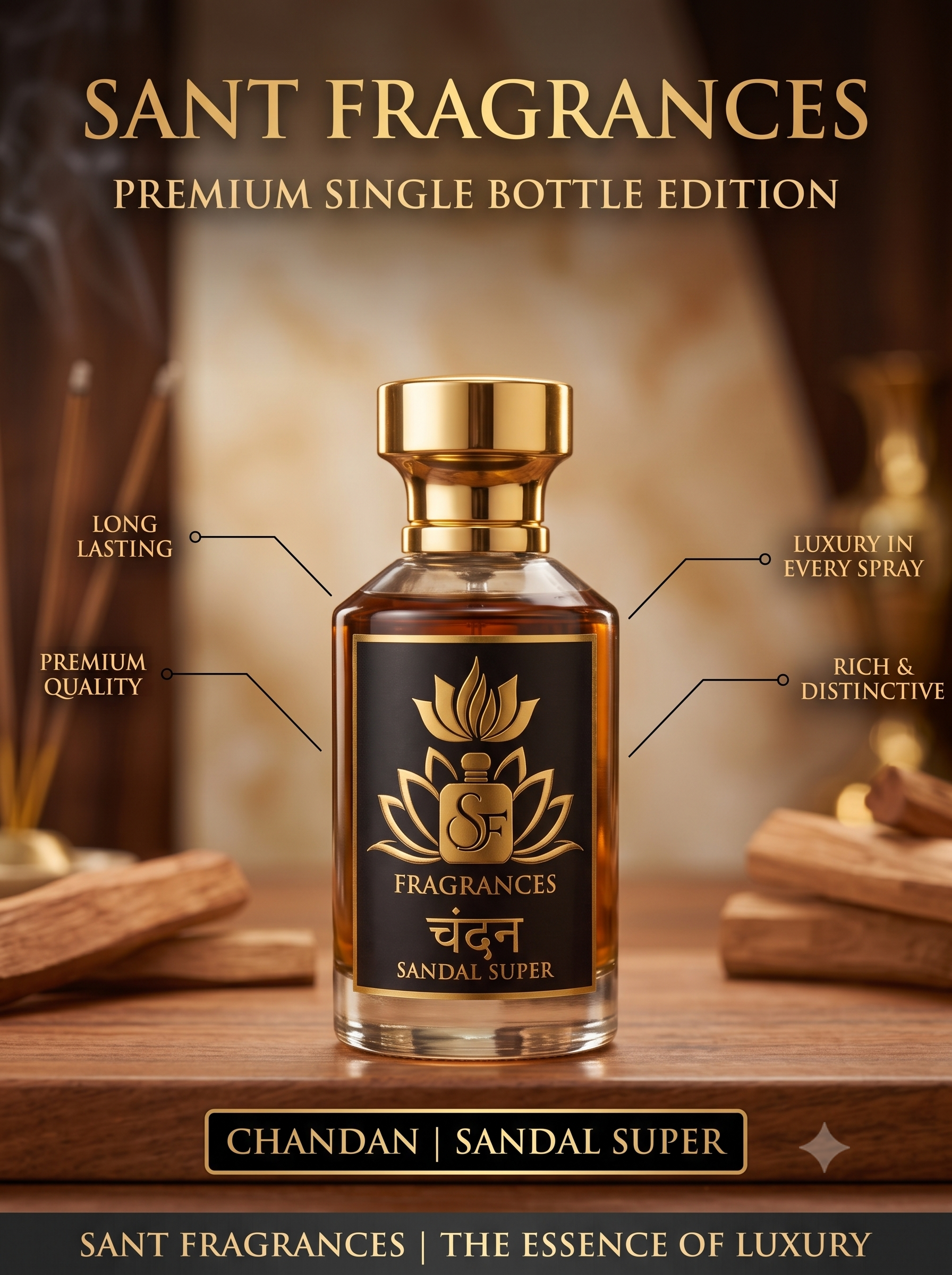 SANT--PURE CHANDAN INSPIRED 60ML.