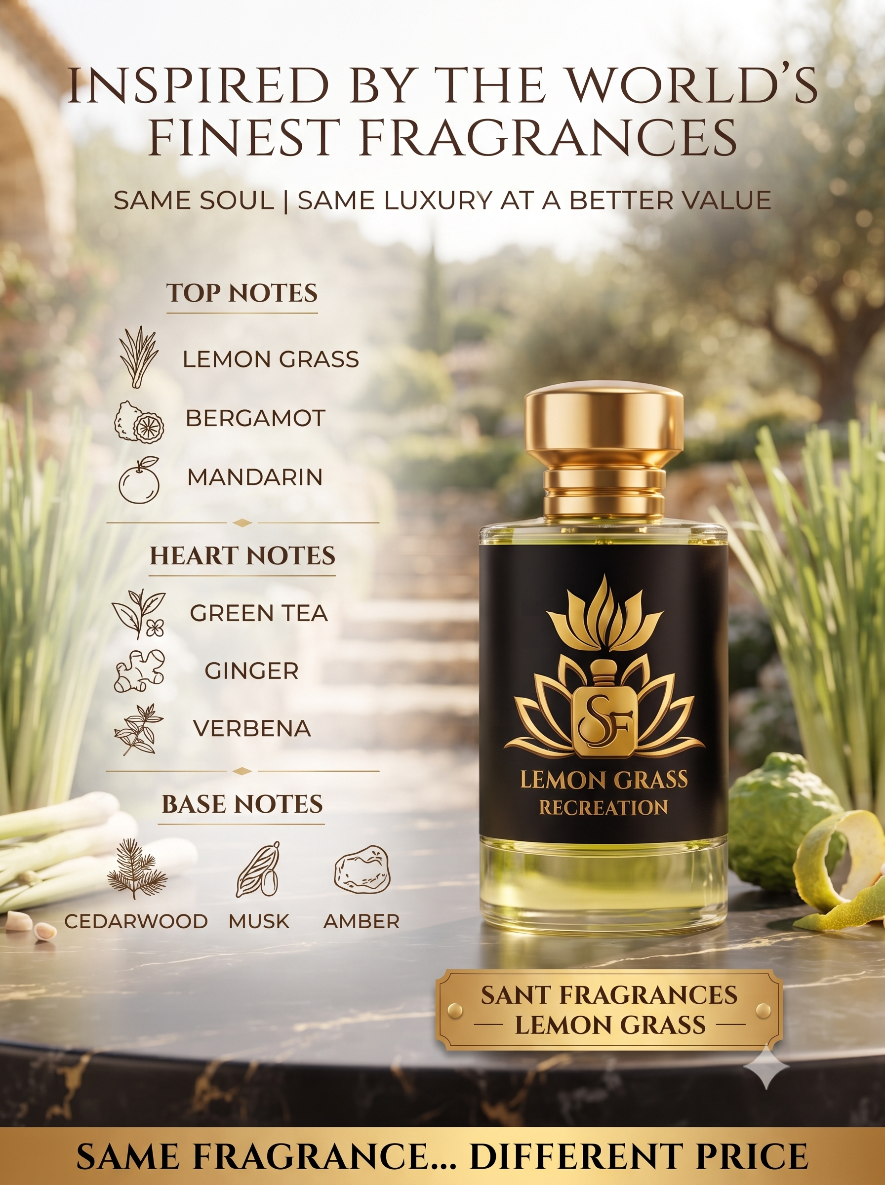 SANT'S β LEMON GRASS INSPIRED 60ML. - Image 2
