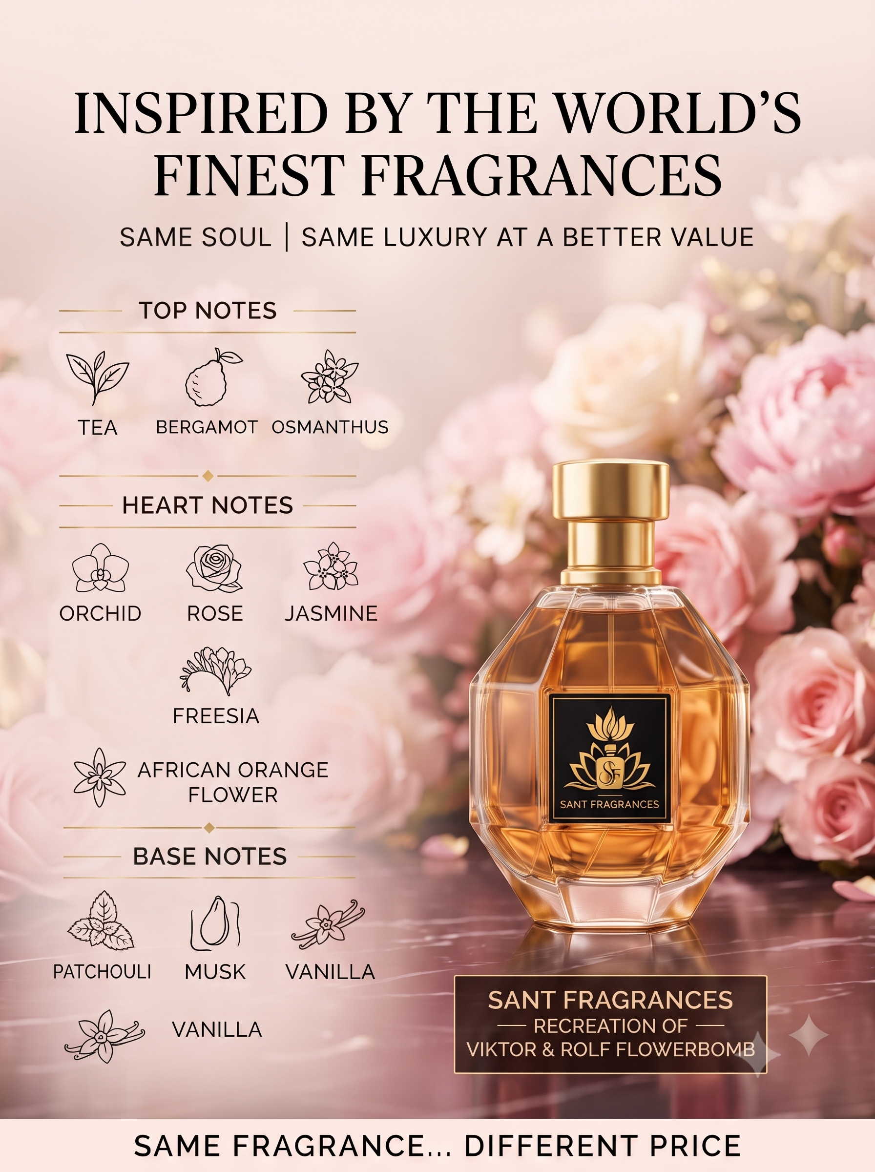 VIKTOR & ROLF β FLOWERBOMB INSPIRED 60 ML. - Image 2